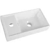Hak Keramische meubelwastafel, 40x22cm, wit