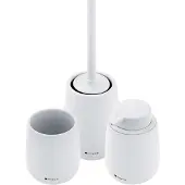 Nimco Tabo - Set accessoires voor de badkamer, wit TA SET-05