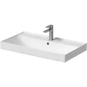 Kielle Arkas I - Fontein 81x46 cm, met overloop, kraangat, wit 30611800
