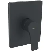Hansa Twist - Inbouw douchekraan, 1 functie, mat zwart 8985908333