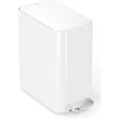 Simplehuman Prullenbak Slim Wit 5L