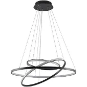 LUCANDE Hanglampe , Ezana, dimbare, Zwart, Woonkamer, Metaal, Modern