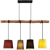 LINDBY Hanglampe , Moskau, dimbare, Hout, Woonkamer, Hout, Modern