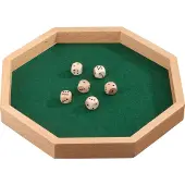 Philos Dobbelsteenbak - Octagon Hout