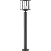 LUCANDE Tuinpadverlichting Berenike , dimbaar, alu / grijs / zink, Aluminium, Modern, Tuinpad verlichting