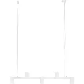 Arcchio Hanglamp Brinja , dimbaar, wit / opaal, Woon-/ Eetkamer, Aluminium, Modern, hanglamp