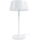 LINDBY LED-tafellamp Milica, dimbaar, wit / opaal, Woon-/ Eetkamer, metaal, Scandinavisch, LED tafellamp