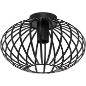 LINDBY Maivi plafondlamp, zwart, 30 cm, ijzer, kooi