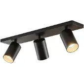 Arcchio Plafondlamp , Brinja, dimbare, Zwart, Gang / Hal, Aluminium, Modern