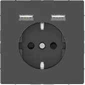 Merten MEG2366-6034 Inzetstuk System Design Antraciet 1 stuk(s)