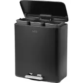 Luzzo pedaalemmer 51 liter 3x17 ltr afvalbak afvalscheiding -