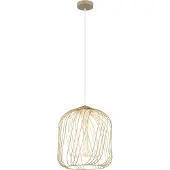 Globo Lighting Hanglamp Dichti zand bruin Ø 35cm