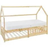 ML-Design Kinderbed Ludens | hout naturel 205x98x142 cm kinderbedden | NADUVI