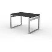 Kerkmann Büromöbelfabrik Bureau Workspace 120cm antraciet hoogte verstelbaar
