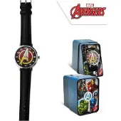 Kids Euroswan Avengers Logo Analoog Horloge