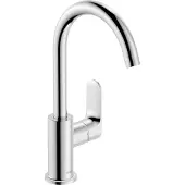 Hansgrohe Wastafelmengkraan Rebris S Eengreeps 210 Met Draaibare Uitloop En Trekwaste Chroom