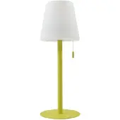 LINDBY - Azalea LED Portable Taffellamp IP44 Wit/Geel