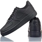 Nike Air force 1 sneakers zwart Jongens/Meisjes Imitatieleer Meerkleurig - maat 36