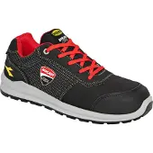 Diadora Ducati Speedy Race Low S3S, veiligheidsschoenen ,zwart/grijs/rood ,47 EU