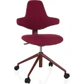 Hjh OFFICE Bureaustoel / zadelstoel PALIANO rood