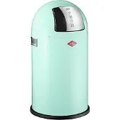 Wesco Pushboy Junior Prullenbak | 22 Liter | Metaal - Mint | Vuilnisbak - Made in Germany