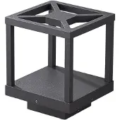 LUCANDE Buitenverlichting , Lealan, Zwart, Terras, Aluminium, Modern