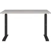 Germania Hoogteverstelbaar Zit-sta-bureau Metaal, spaanplaat Kasjmier, zwart C-Voet 1,200 x 800 x 910 mm