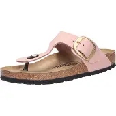 Birkenstock Teenslipper 'Gizeh Lenb' goud / rosé / zwart