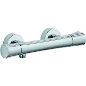 Kludi Zenta douchekraan thermostatisch met koppelingen chroom
