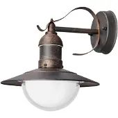LINDBY LED-wandlamp buiten CLEA, koper, Roestvrij staal, Modern, LED wandlamp buiten