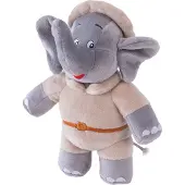 Jazwares Knuffelbeest met geluid, »Benjamin Blümchen, Benjamin op safari, ca. 22 cm«