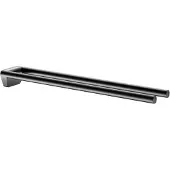 Keuco Reva - Handdoekhouder, lengte 45 cm, mat zwart 12818370000