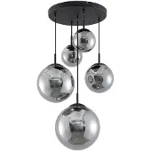 LINDBY Hanglampe , Teeja, dimbare, Grijs, Woonkamer, Glas, Vintage / Retro