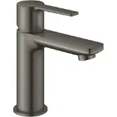 GROHE Wastafelmengkraan Lineare New Xs-Size Push Open Hard Graphite Geborsteld