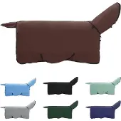vidaXL Paardendeken Volledig Donkerbruin 135 cm Polyester