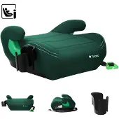 Tulano Cabby 25 Isofix Autostoelverhoger - Kinderzitje 125-150 cm - Groen