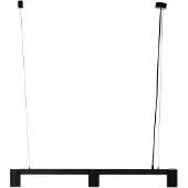 Arcchio Hanglamp Brinja, dimbaar, zwart, Woon-/ Eetkamer, Aluminium, Modern, hanglamp