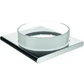 Keuco zeepbakje, metaal chroom, kristal glas, zeephouder plankje, Editie 400