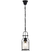 LINDBY Hanglamp Rozalie, dimbaar, zwart, Hal, metaal, Vintage, hanglamp