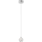 LUCANDE Hanglampe , Hayley, Doorzichtig, Woonkamer, Glas, Modern