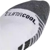 Adidas Sportsokken 'Performance CLIMACOOL Cushioned Quarter 3-Pack' grijs gemêleerd / zwart / wit