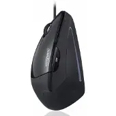 Perixx Perimice-513L Ergonomische muis USB Optisch Zwart 5 Toetsen 2000 dpi Ergonomisch