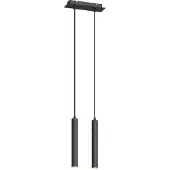 Arcchio Hanglampe , Franka, Zwart, Woonkamer, Metaal, Modern
