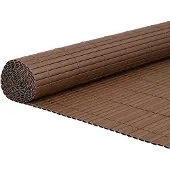 vidaXL Tuinhek Dubbelzijdig Bruin 1,8x3 m PVC