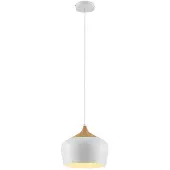 LINDBY Hanglamp Vilsera, dimbaar, wit / opaal, Woon-/ Eetkamer, metaal, Scandinavisch, hanglamp