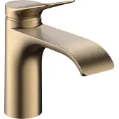 Hansgrohe Vivenis ééngreeps wastafelkraan 80 CoolStart zonder waste Brushed Bronze