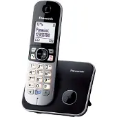 Panasonic Draadloze telefoon Panasonic KX-TG6811FRB Wit Zwart Zwart/Zilverkleurig