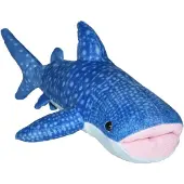 Wild republic Mini Whale Shark Teddy Blauw