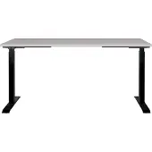 Germania GW-Mailand Hoogteverstelbaar Zit-sta-bureau Beige T-Voet 1,600 (B) x 800 (D) x 1,200 (H) mm Spaanplaat, metaal