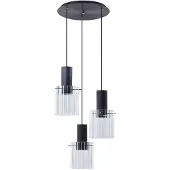 LUCANDE Hanglampe , EIrian, dimbare, Doorzichtig, Woonkamer, Glas, Modern